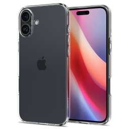 Силиконов калъф кейс Spigen Liquid Crystal за iPhone 16 Plus, прозрачен