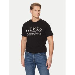 Guess Тишърт M5RI43 K9RM1 Черен Regular Fit