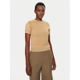 BOSS Пуловер 50542290 Бежов Regular Fit