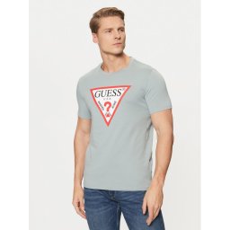 Guess Тишърт M2YI71 I3Z14 Сив Slim Fit