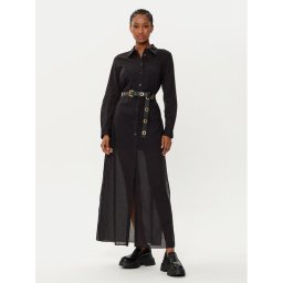 MICHAEL Michael Kors Рокля тип риза MR5829W4YJ Черен Regular Fit