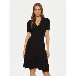 Guess Плетена рокля W5RK18 Z2U00 Черен Regular Fit