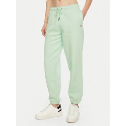 Guess Jeans Долнище анцуг W4YB33 KC811 Зелен Regular Fit