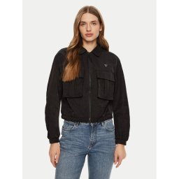 Guess Преходно яке V5RL03 WGYB0 Черен Regular Fit