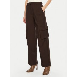 Guess Текстилни панталони W5RB41 WGX02 Кафяв Regular Fit
