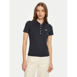 Guess Тениска с яка и копчета W5RP47 KARS2 Тъмносин Regular Fit
