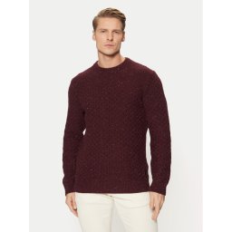 Tom Tailor Пуловер 1044537 Бордо Regular Fit
