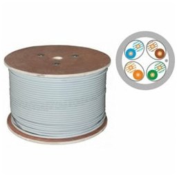 Кабел SeaMAX SC-U/FTP-6A-LSZH, 23AWG F/UTP, PVC, Cat. 6a, 500m