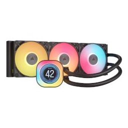 CPU Cooler Hydro Titan RX360 LCD iCue RGB Black