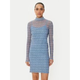 HUGO Ежедневна рокля Noella 50534704 Син Slim Fit