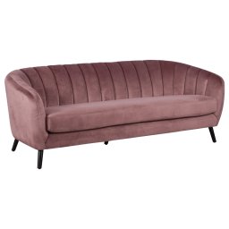 Триместно канапе Sonata Greta, Роза, Широк 88 см