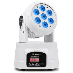 Beamz MHL-74, бяла, ротационна глава,подвижна глава, Moving Head, 7 x 10 W, DMX, RGBW (Sky-150.519)