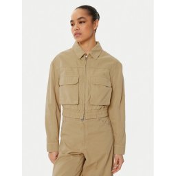 HUGO Преходно яке Adana 50530800 Бежов Relaxed Fit