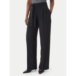 Boss Текстилни панталони Tapiana 50479405 Черен Relaxed Fit