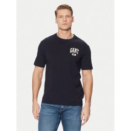 Gant Тишърт 2003292 Тъмносин Regular Fit