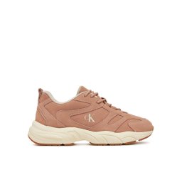 Calvin Klein Jeans Сникърси Retro Tennis Low Mg Mix Media Wn YW0YW01639 Розов
