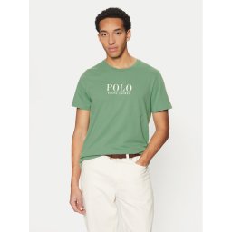 Polo Ralph Lauren Тишърт 714899613017 Зелен Regular Fit