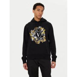 Versace Jeans Couture Суитшърт 78GAIC01 Черен Regular Fit