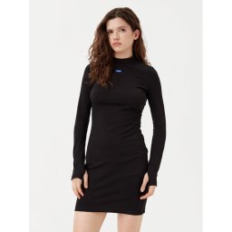 HUGO Ежедневна рокля Nilla 50531138 Черен Slim Fit