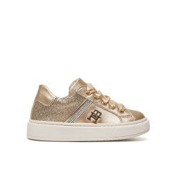 Tommy Hilfiger Сникърси Sneaker Bassa Allacciata T1A9-33932-0829 S Златист