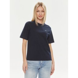 Lacoste Тишърт TF7215 Тъмносин Loose Fit