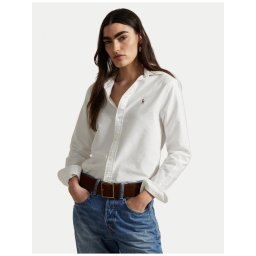 Polo Ralph Lauren Риза 211970736001 Бял Relaxed Fit