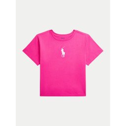 Polo Ralph Lauren Тишърт 313957340001 Розов Boxy Fit