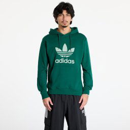 Суитшърт adidas Adicolor Classics Trefoil Hoodie Collegiate Green M