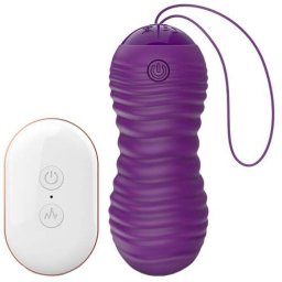 Безжично вибро яйце със специфични движения "ORIO PURPLE" 9 см
