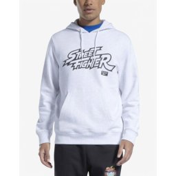 REEBOK x Street Fighter Graphic Hoodie Heather White