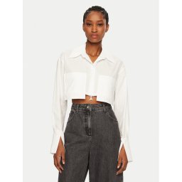Patrizia Pepe Риза 8C0737/AH74-W103 Бял Regular Fit