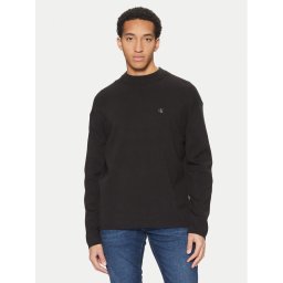 Calvin Klein Jeans Пуловер J30J326741 Черен Regular Fit