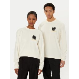 Filling Pieces Тениска с дълъг ръкав Unisex United by Generations 8049987 Екрю Regular Fit