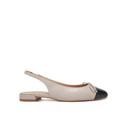 Stuart Weitzman Обувки на ток Sleek Bow SJ075 Бежов