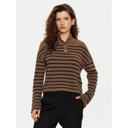 Tommy Hilfiger Пуловер WW0WW44981 Кафяв Relaxed Fit