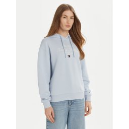 Tommy Hilfiger Суитшърт Modern Script Graphic WW0WW43842 Светлосиньо Regular Fit