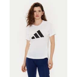 adidas Тениска от техническо трико Run It IN0111 Бял Regular Fit