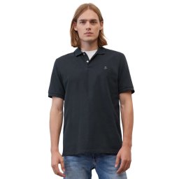 Marc O'Polo Тениска с яка и копчета B21223053092 Син Regular Fit