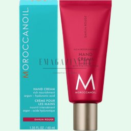 MoroccanOil Хидратиращ крем за ръце с далия и сандалово дърво 40 мл Dahlia Rouge Hand Cream