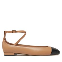 Балеринки Stuart Weitzman Eden Atrap Flat SJ720 Бежов