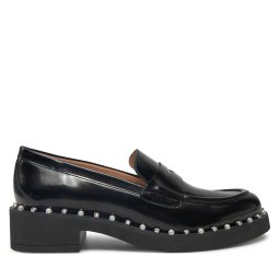 лоуфъри с дебела подметка Stuart Weitzman Reverie Loafer SK032 Черен