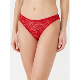 Guess Класически дамски бикини O5RE09 KBGT0 Червен Regular Fit