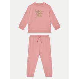Calvin Klein Jeans Анцуг IN0IN00288 Розов Regular Fit