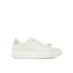 Calvin Klein Jeans Сникърси Low Cut Lace-Up Sneaker V4A9-83047-0214 S Бял