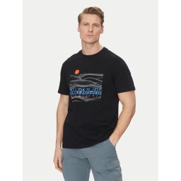 Napapijri Тишърт S-Buti NP0A4INM Черен Regular Fit
