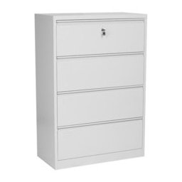Шкаф Carmen CR-1254 J, 4 бр. чекмеджета, метален, сив
