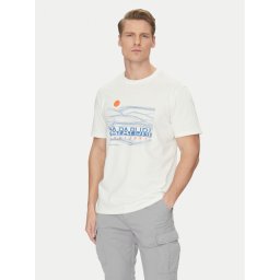 Napapijri Тишърт S-Buti NP0A4INM Бял Regular Fit