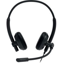 Headset Canyon HS-07 PC Mic 3.5/USB Flat 2.8m Black (CNS-HS07B)