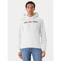 Jack & Jones Суитшърт Corp Old Logo 12137054 Бял Regular Fit
