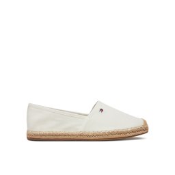 Tommy Hilfiger Еспадрили Flag Canvas Espadrille FW0FW08541 Екрю